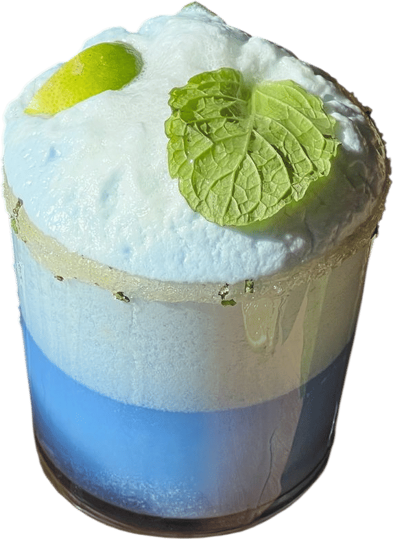 Blue Wave Mojito With Magic Magnesium