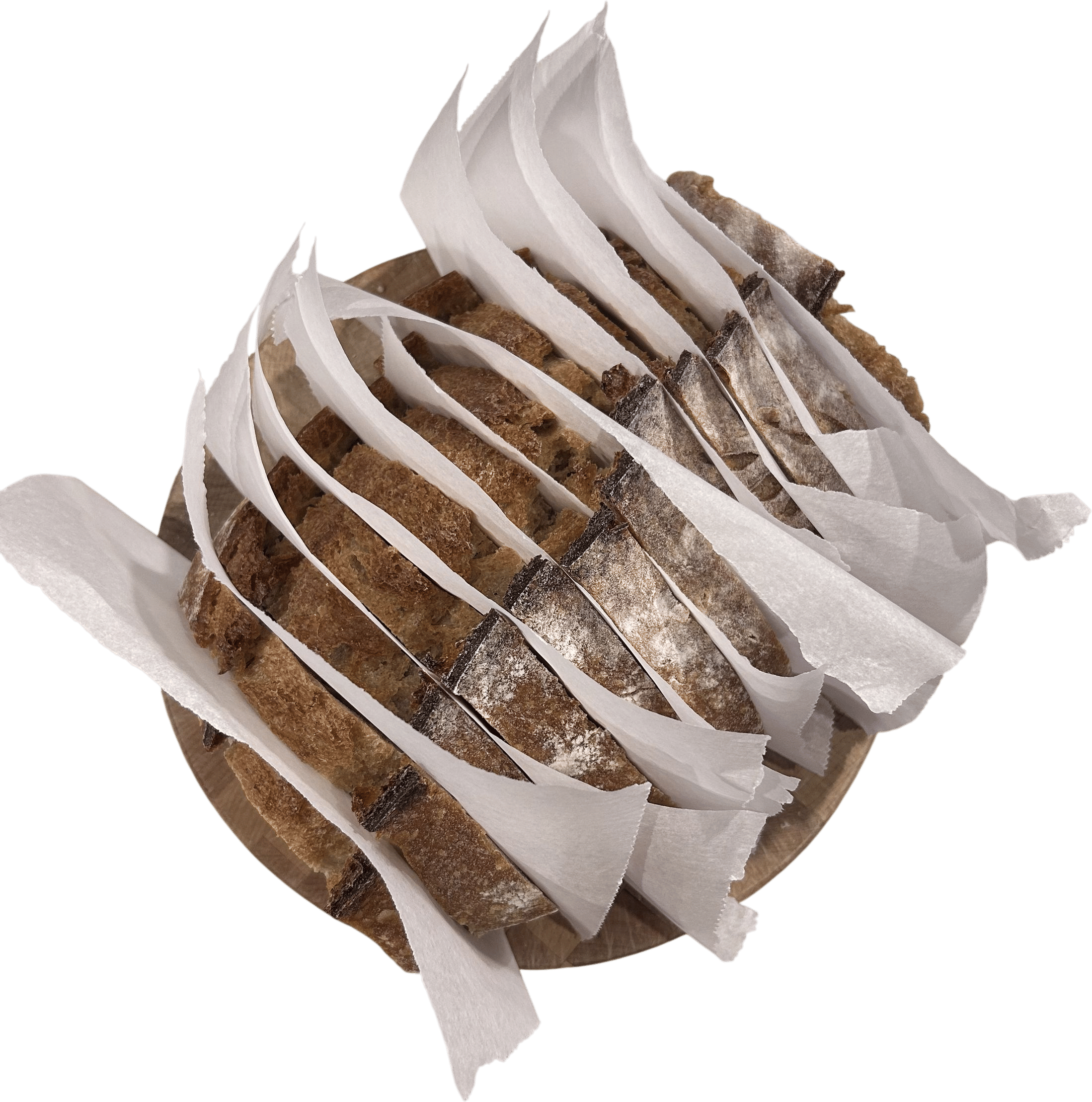 Slicing and then freezing bread