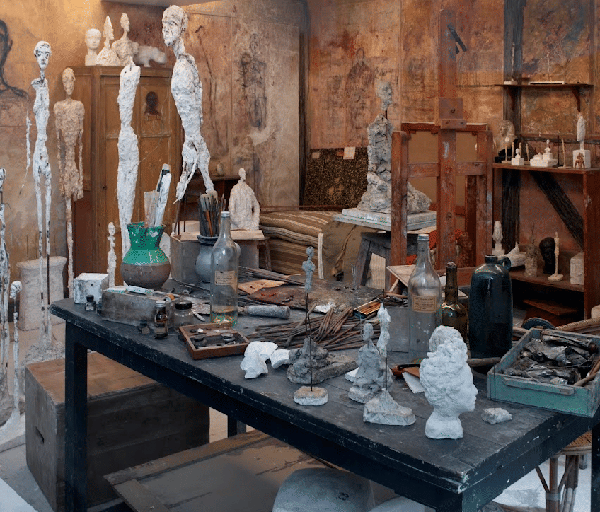 RECREATED GIACOMETTI STUDIO