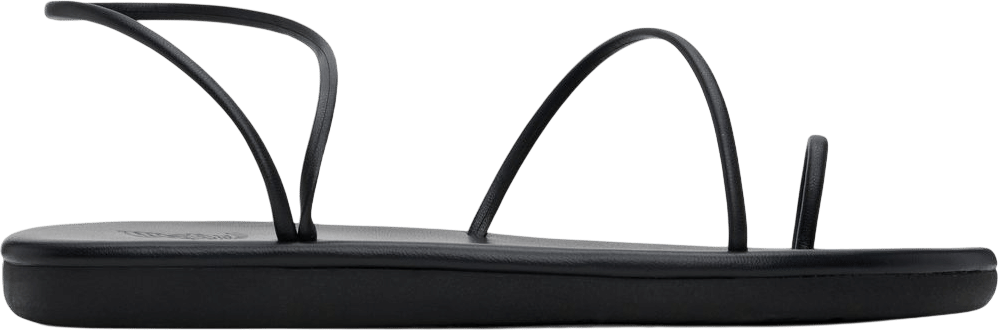 Ancient Greek Sandals - Black Kansiz Sandals