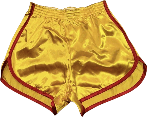 Vtg Velva Sheen Shorts Athletic Gym Running Shiny Wet Look 60s 70s NOS Men Small