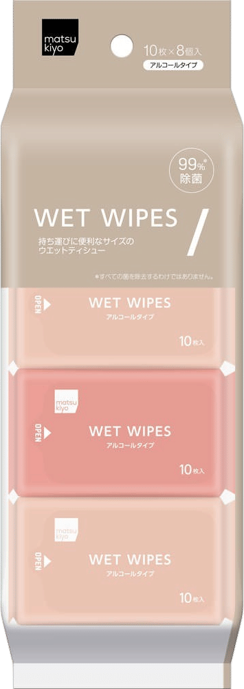 Wet Wipes with Alcohol