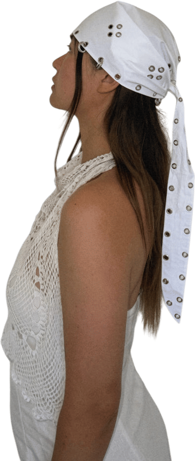 Aomoa Nymphaea 109 Alba Headscarf