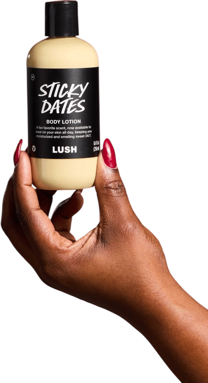 beauty • lush sticky dates body lotion