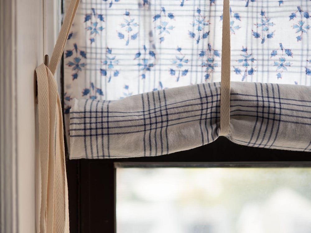 make tension rod cloth roller shades