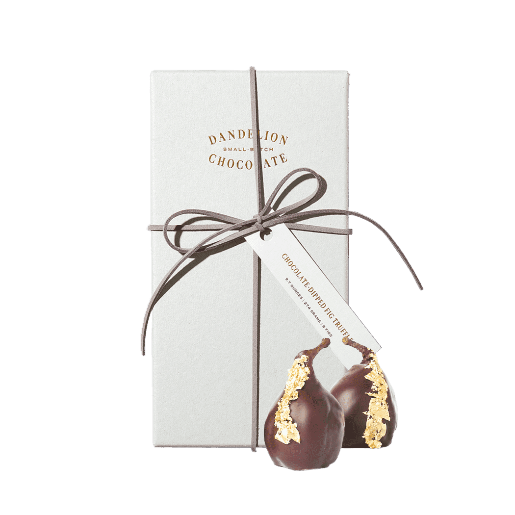 Dandelion Chocolate Chocolate-Dipped Fig Truffles