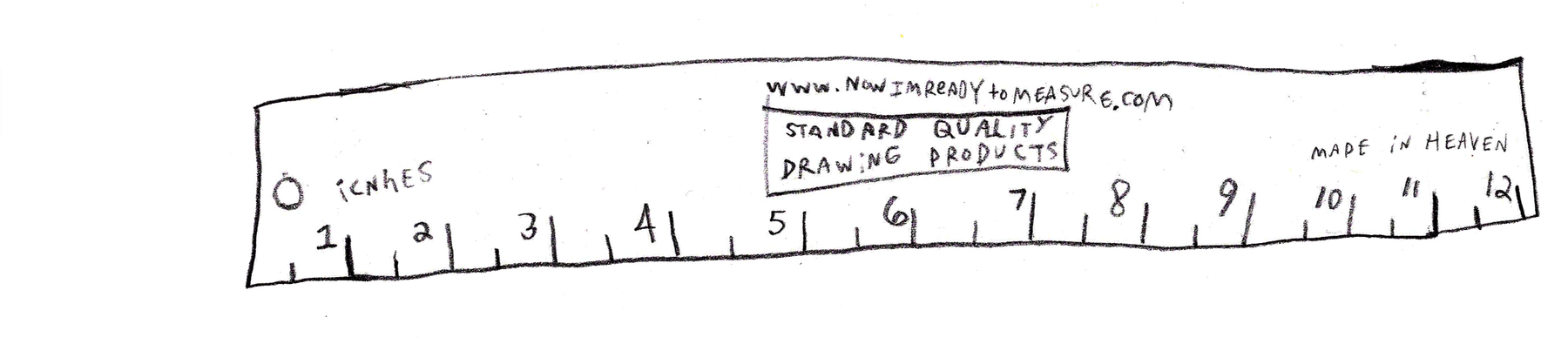 10/12th Scale Novelty Ruler