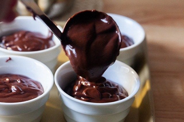 Chocolate pudding.