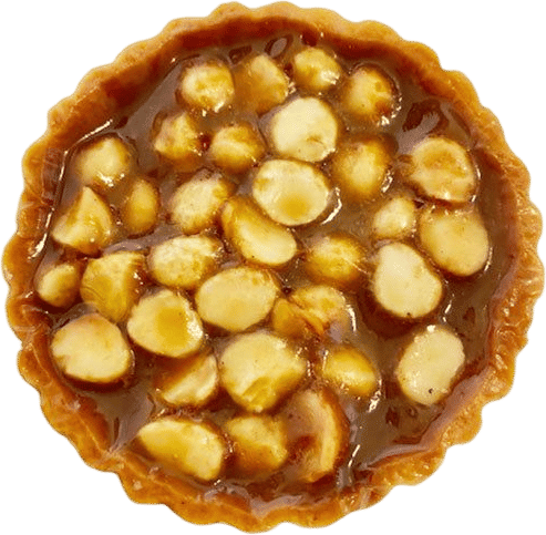 Honey caramel mac nut tarts on the Big Island