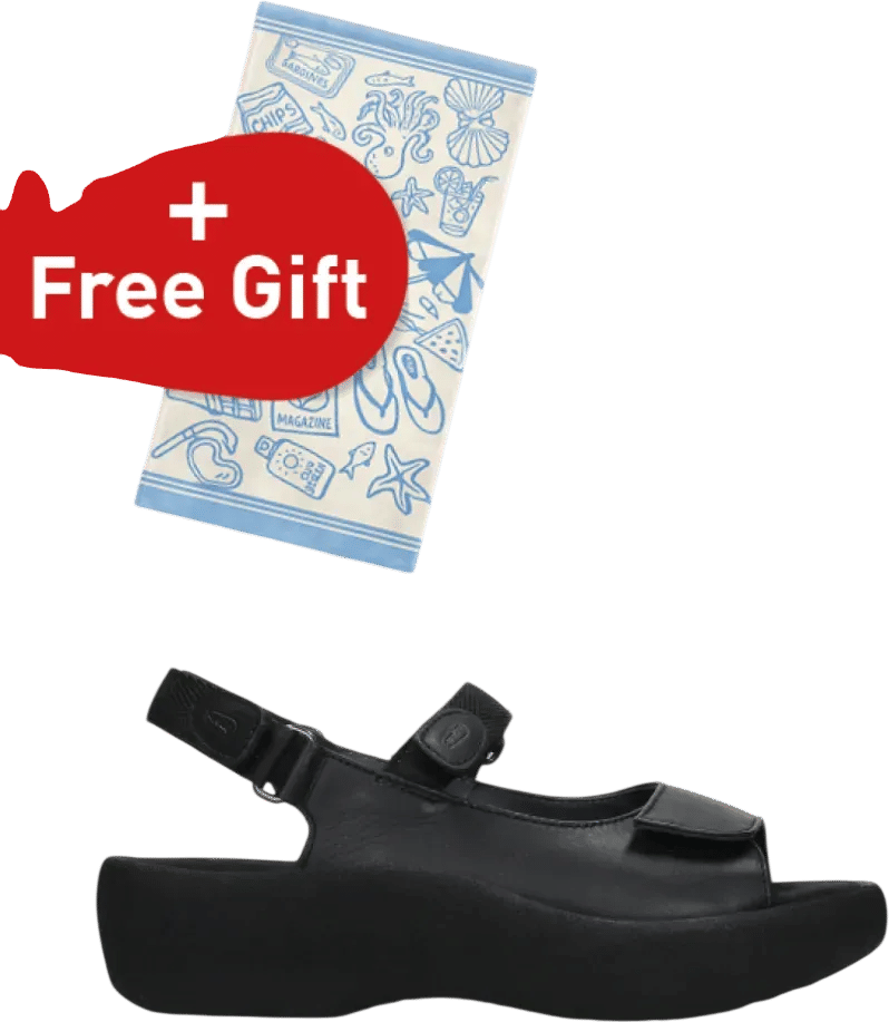 Wolky Jewel - black leather shoes