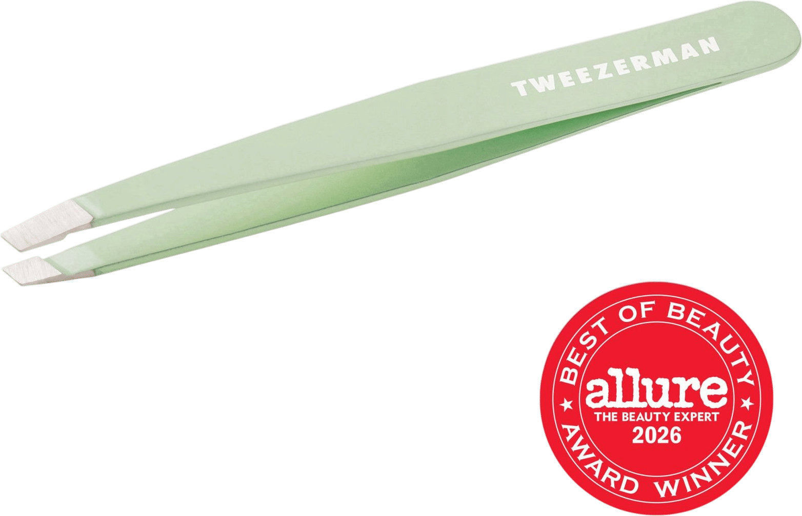 Tweezerman Pistachio Full Slant Tweezer
