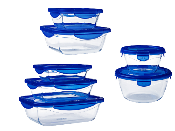 glass food storage
