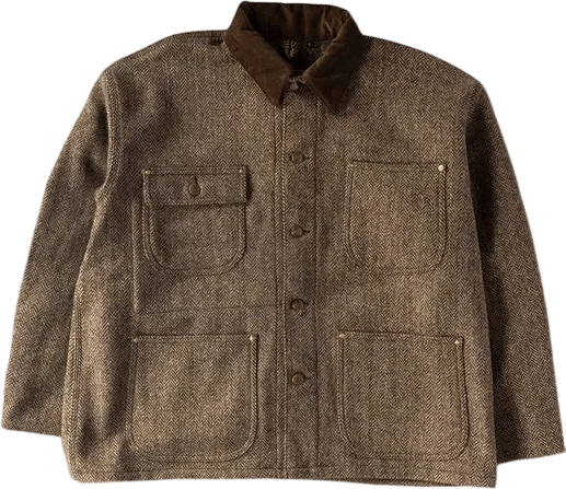 Harris Tweed Relax Fit Coverall - Khaki