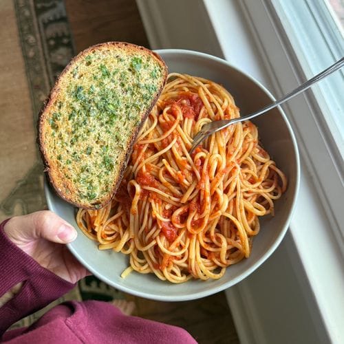 Sometimes, a low protein meal