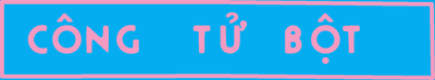 Công Tử Bột