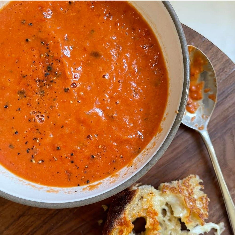 Vegan Roasted Tomato Soup Recipe