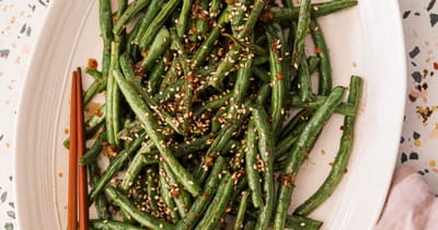 Asian Roasted Green Beans Recipe
