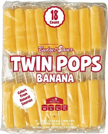 Banana Twin Pops