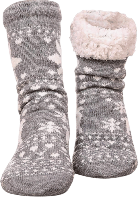 FRALOSHA Fuzzy Warm Slipper Socks
