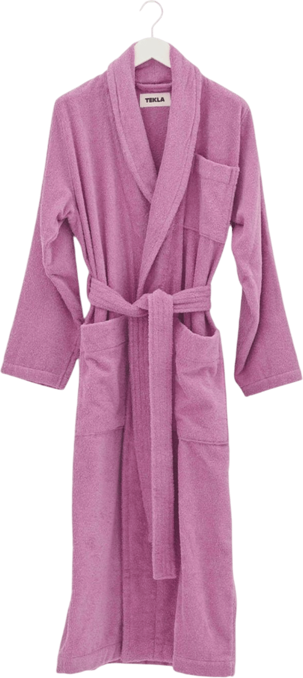 Organic Cotton Bathrobe | Magenta