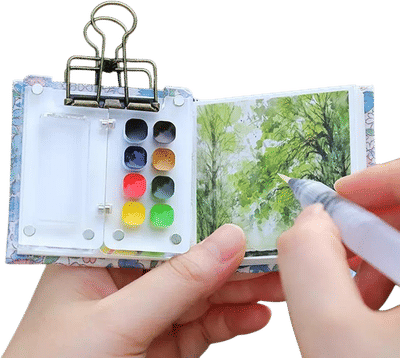 Teeny Acrylic Watercolor Palette