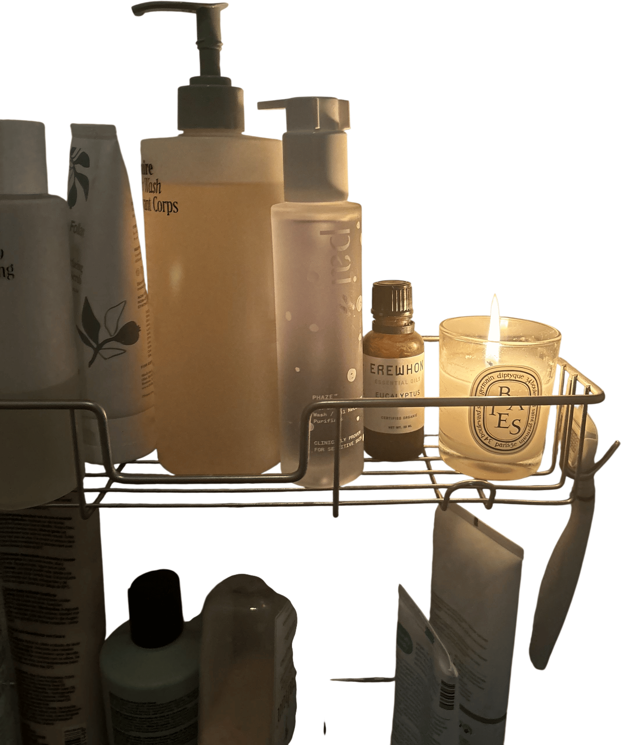 Light a candle in the shower