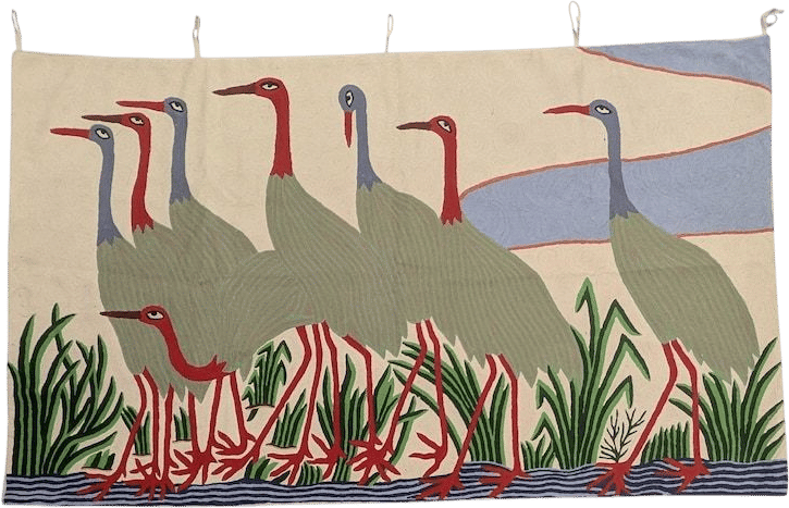 5x3 Crane Wall Tapestry 