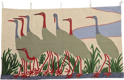 5x3 Crane Wall Tapestry