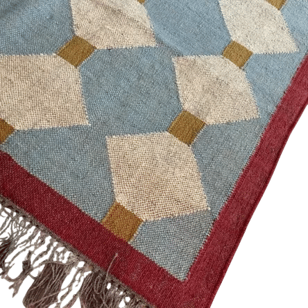 Handwoven Wool Jute Kilim Rug, Etsy
