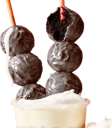 Ordering one single chocolate munchkin