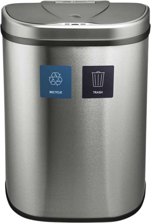 Motion sensor trashcan