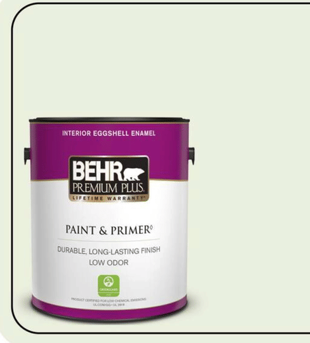 Behr Premium Plus Glisten Green Eggshell Paint