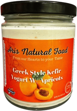 Aris Natural Greek Kefir Yogurt with Apricot