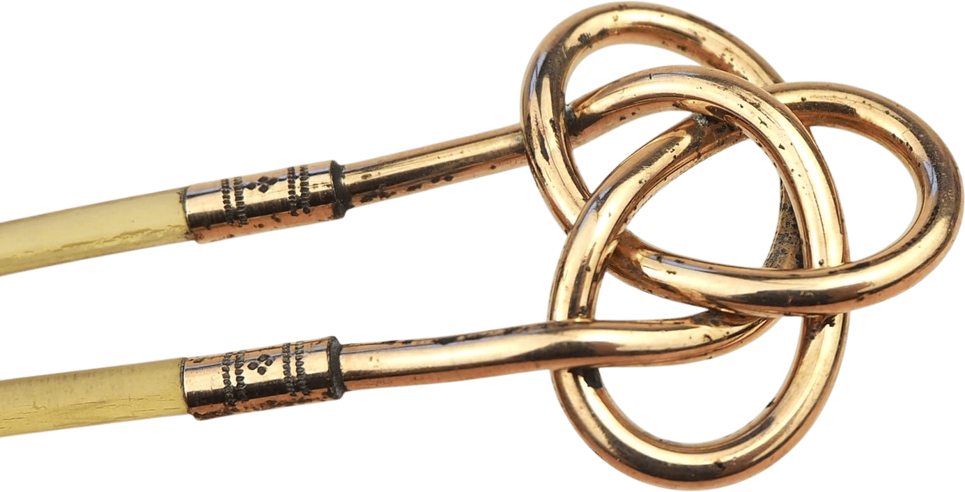 Antique Lover's Knot Hairpin (Edwardian 1900s)