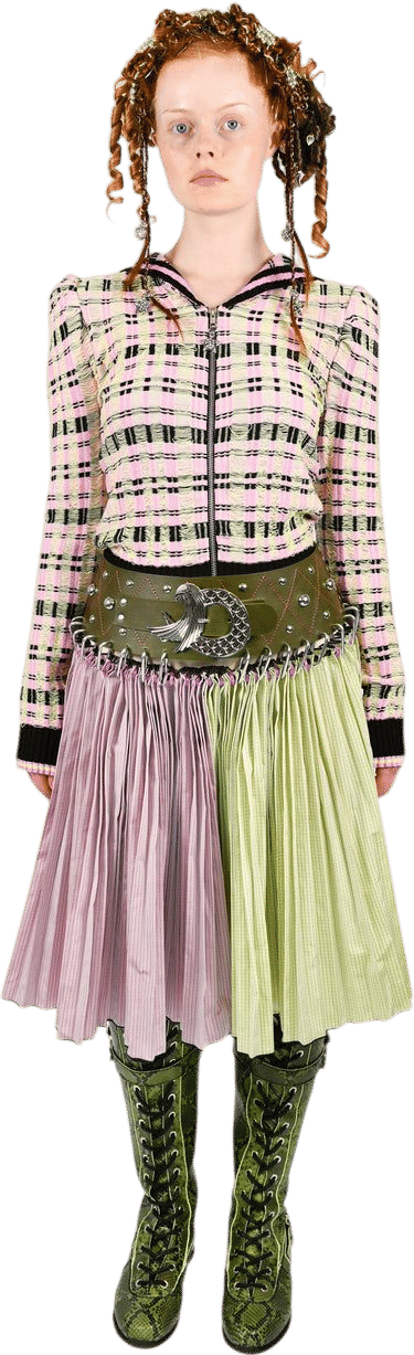 Chopova Lowena Clover Knee Carabiner Skirt