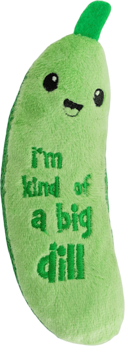 Catnip Crinkle Pickle Teether Cat Toy