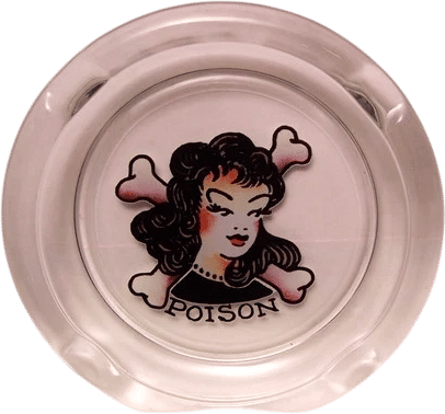 Vintage Sailor Jerry "Poison" Ashtray
