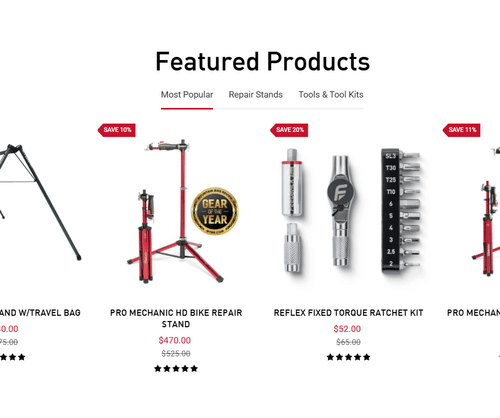 Feedback Sports repair stands, tools and bike storage Black Friday sale