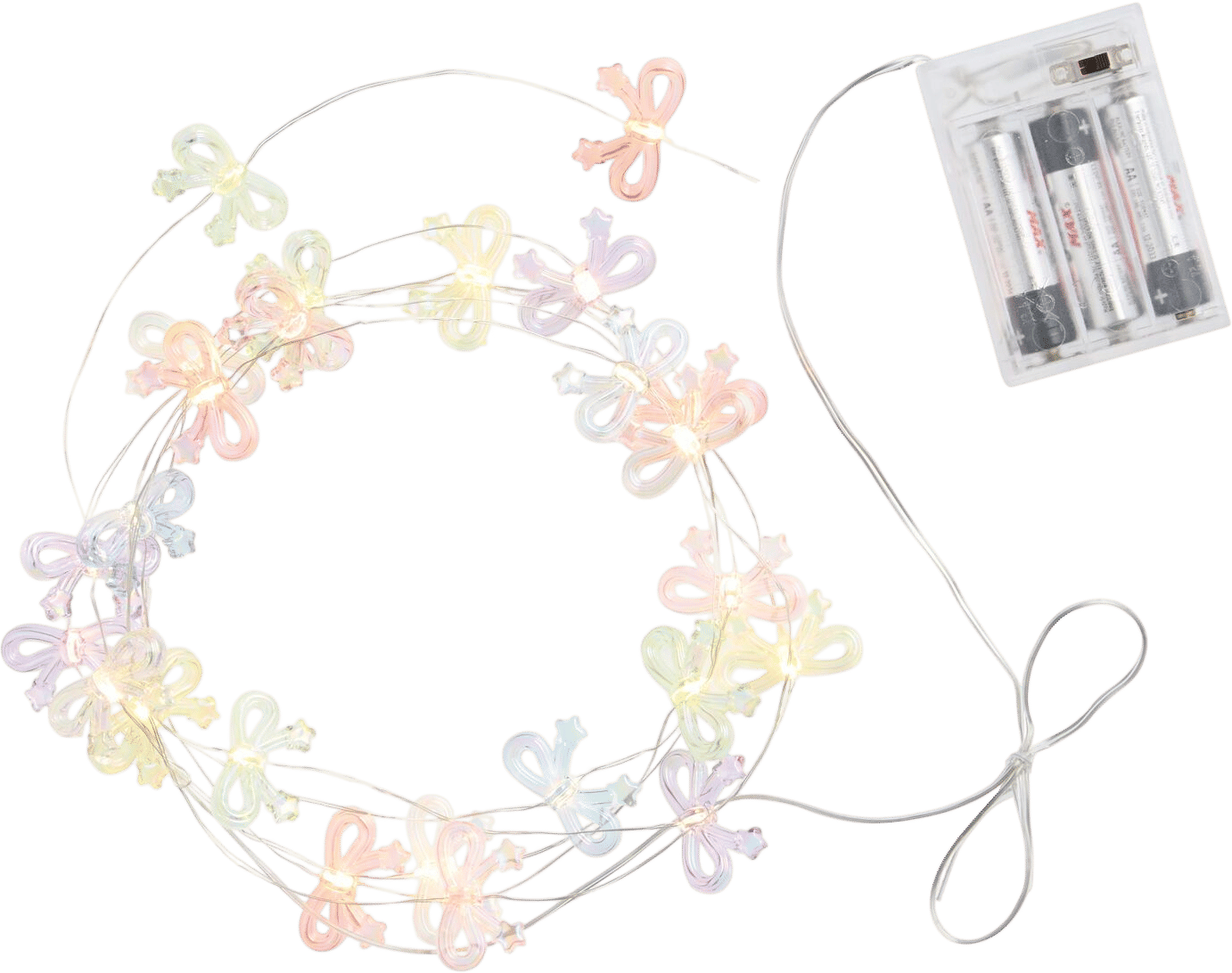Multicolor Shaped Micro LED Battery Operated String Lights