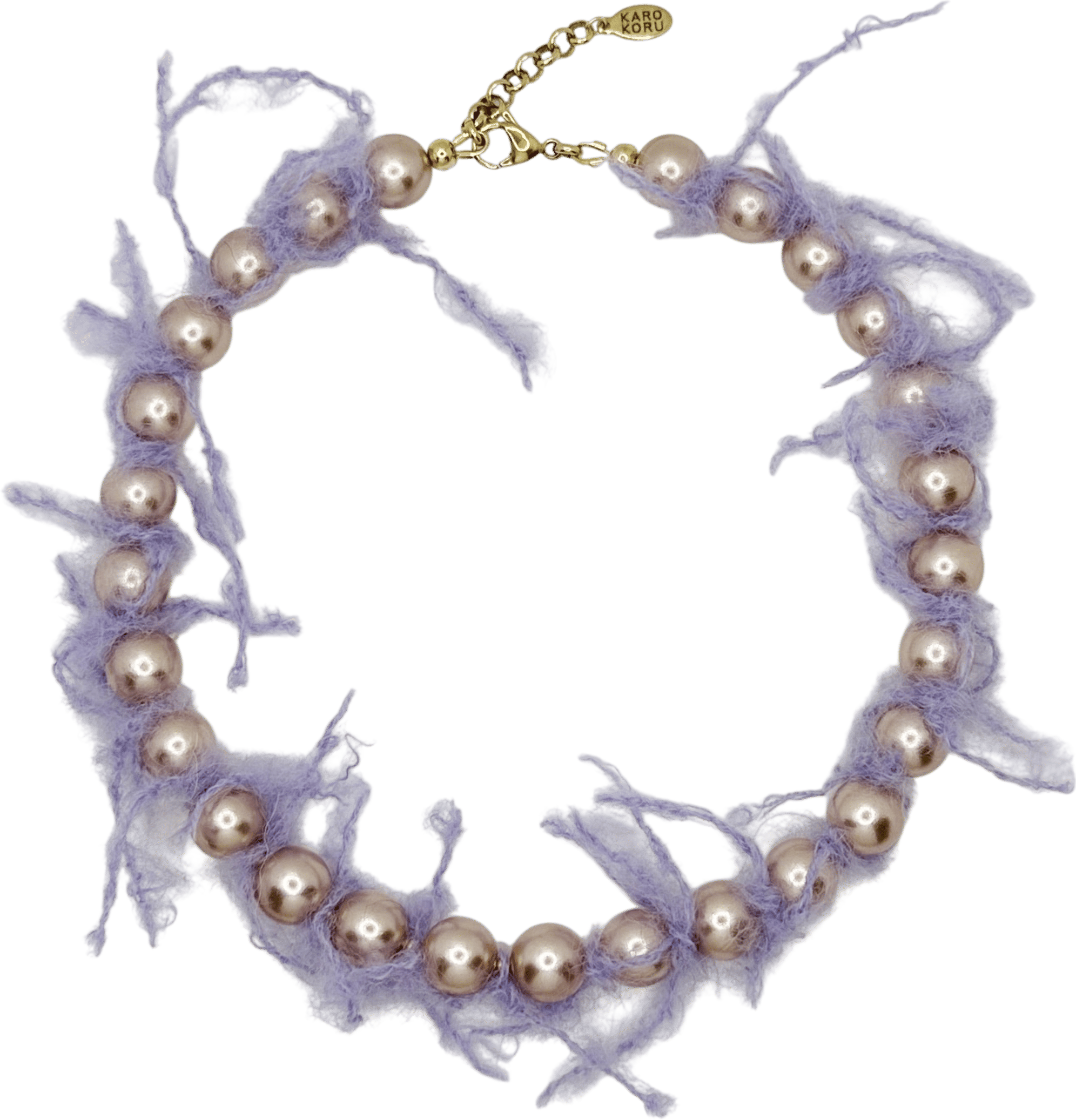 Pearl & Mohair Necklace