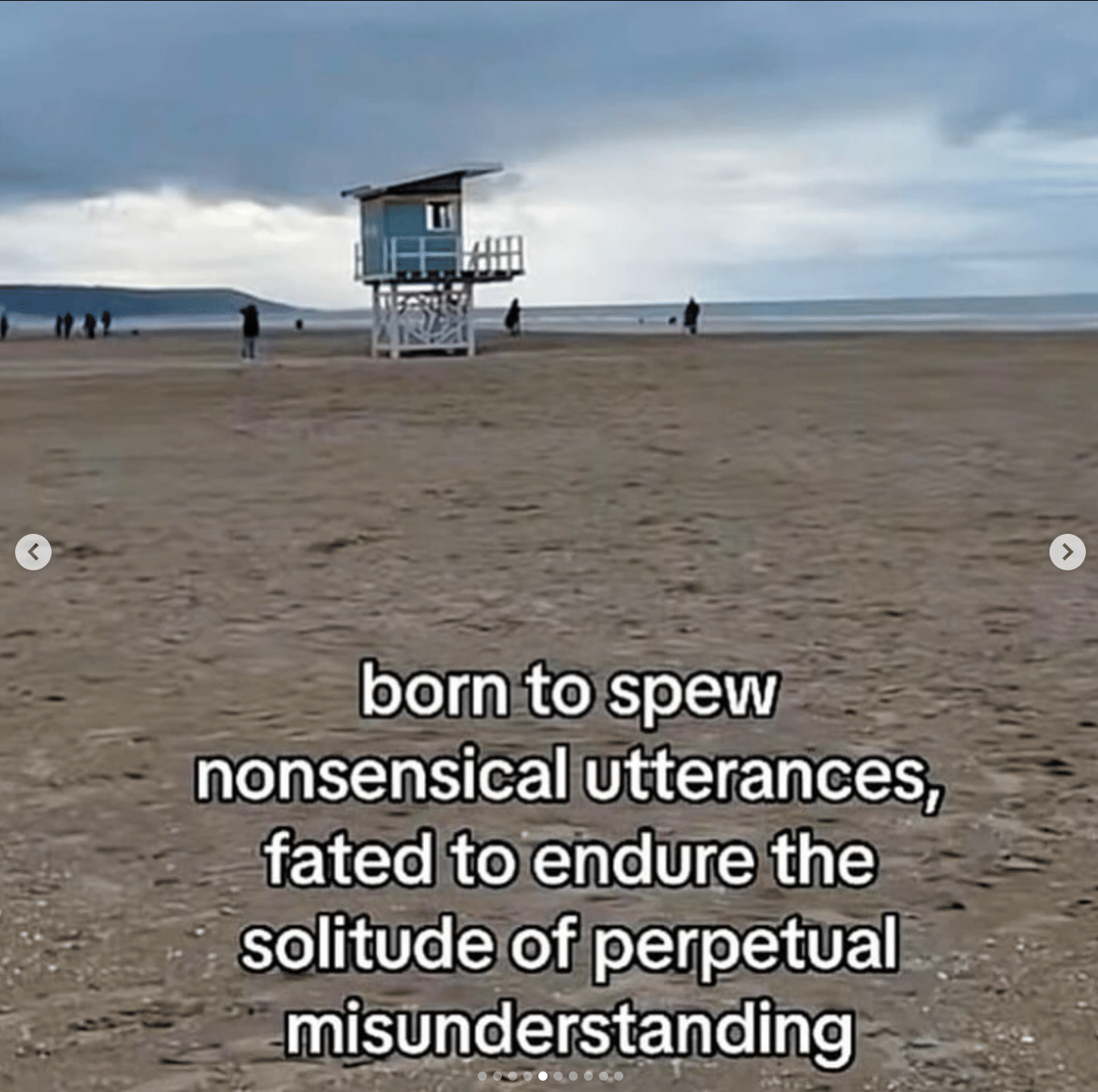 born to spew nonsensical utterances