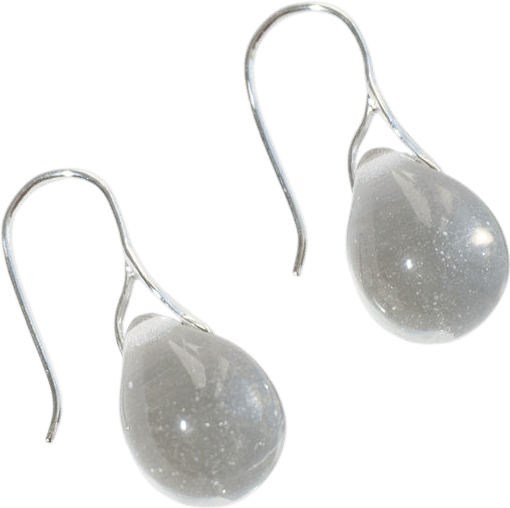 Sisi Joia Gota Midi Earrings in Clear