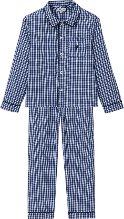 Boy's classic check pyjamas