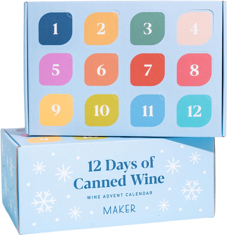 12 Days of Canned Wine Advent Calendar