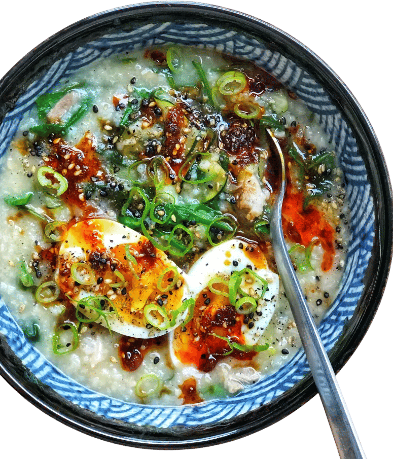 Healing Green Congee  — Hello Fran