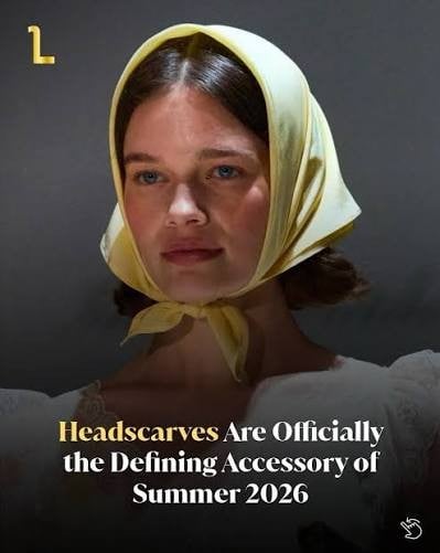 Headscarves are trending