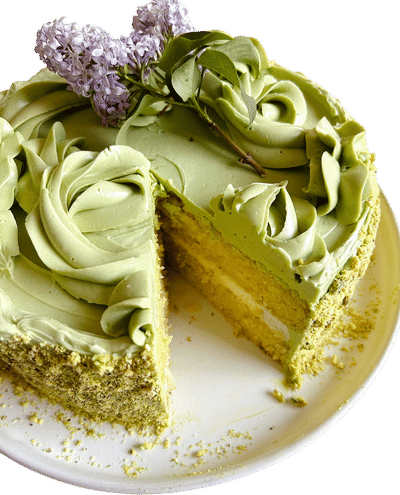 Plushest Lemon Olive Oil Pistachio Cake Recipe