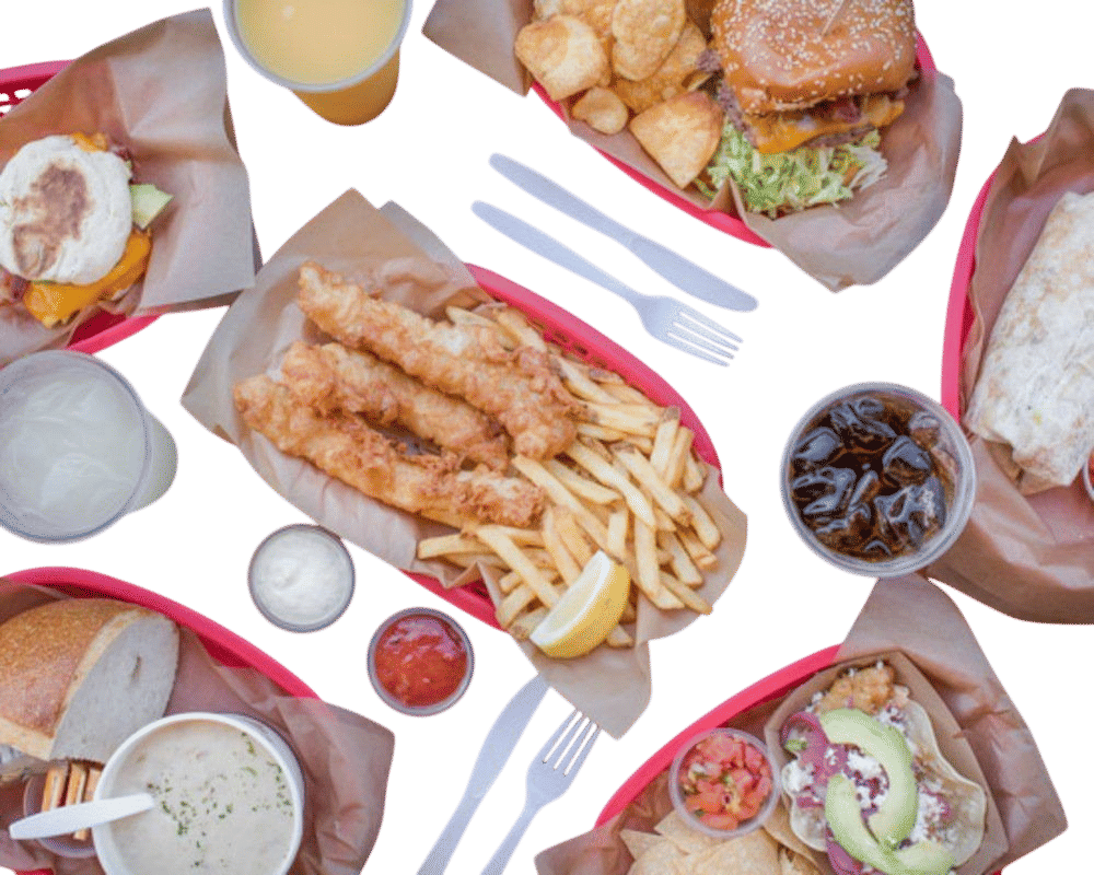On The Alley - Fish & chips at Santa Barbara harbor