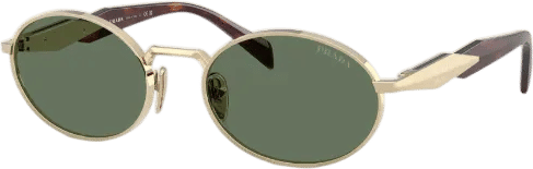 Oval-Frame Sunglasses