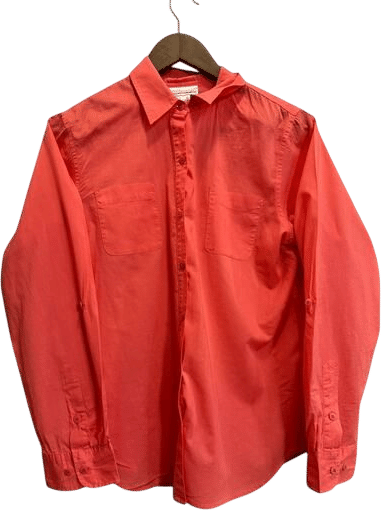 Tomato Red Button Down